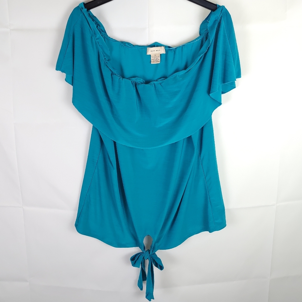 Vintage Diana Belle Off-Shoulder Mini Dress Womens XL Coquette Party Club
